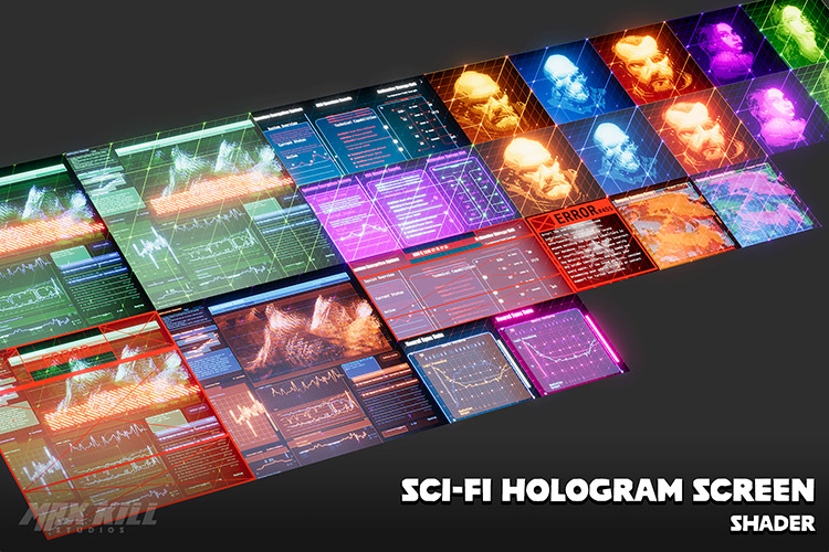 Sci-Fi Hologram Screen Shader